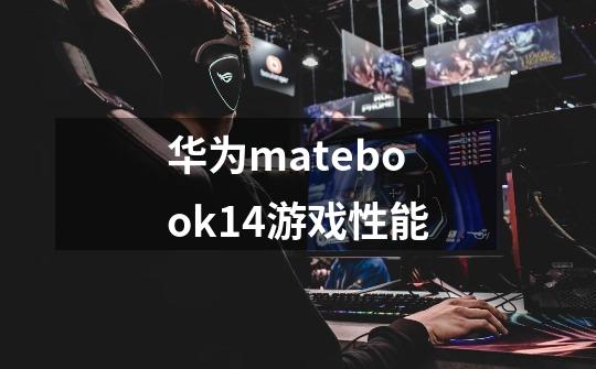 华为matebook14游戏性能-第1张-游戏信息-龙启网