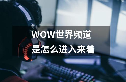 WOW世界频道是怎么进入来着-第1张-游戏信息-龙启网