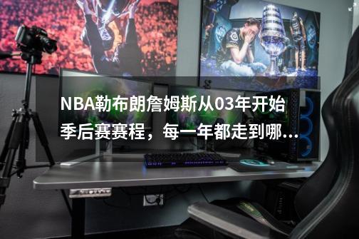 NBA勒布朗.詹姆斯从03年开始季后赛赛程，每一年都走到哪一步-第1张-游戏信息-龙启网