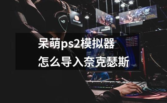 呆萌ps2模拟器怎么导入奈克瑟斯-第1张-游戏信息-龙启网