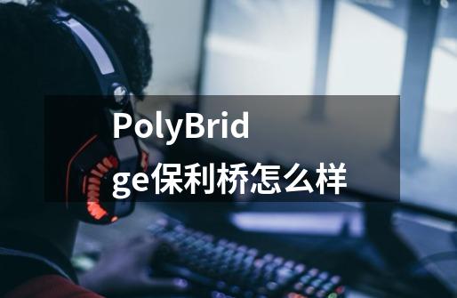 PolyBridge保利桥怎么样-第1张-游戏信息-龙启网