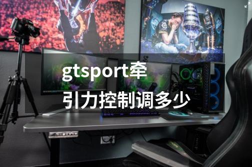 gtsport牵引力控制调多少-第1张-游戏信息-龙启网