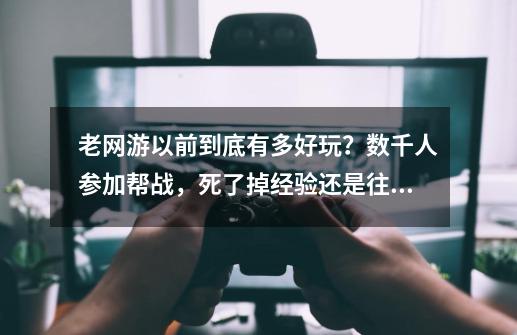 老网游以前到底有多好玩？数千人参加帮战，死了掉经验还是往前挤-第1张-游戏信息-龙启网