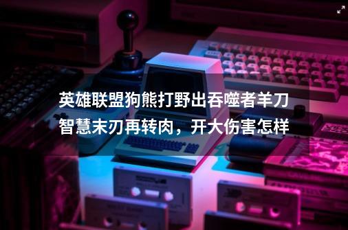 英雄联盟狗熊打野出吞噬者羊刀智慧末刃再转肉，开大伤害怎样-第1张-游戏信息-龙启网