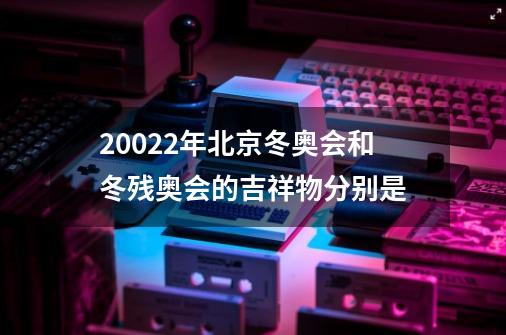 20022年北京冬奥会和冬残奥会的吉祥物分别是-第1张-游戏信息-龙启网