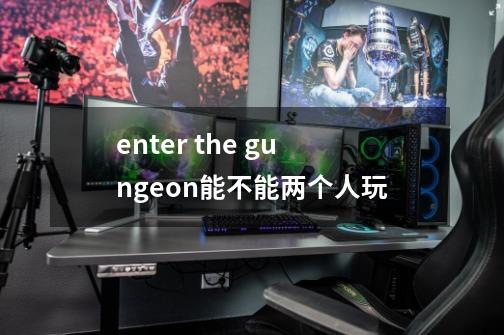 enter the gungeon能不能两个人玩-第1张-游戏信息-龙启网