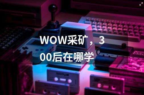 WOW采矿，300后在哪学-第1张-游戏信息-龙启网