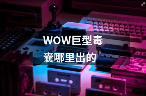 WOW巨型毒囊哪里出的-第1张-游戏信息-龙启网