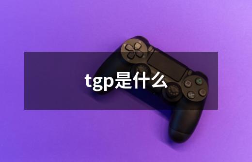 tgp是什么-第1张-游戏信息-龙启网