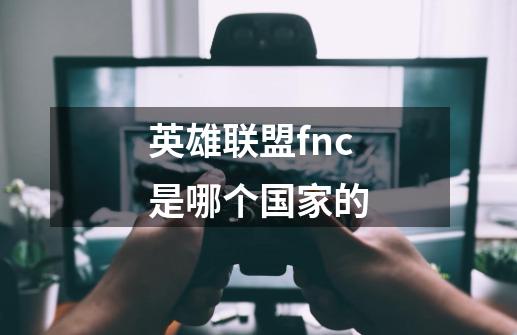 英雄联盟fnc是哪个国家的-第1张-游戏信息-龙启网