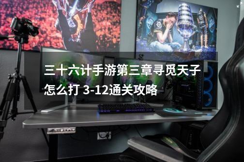 三十六计手游第三章寻觅天子怎么打 3-12通关攻略-第1张-游戏信息-龙启网