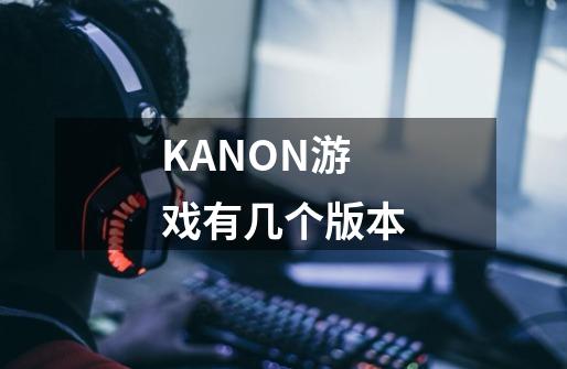 KANON游戏有几个版本-第1张-游戏信息-龙启网