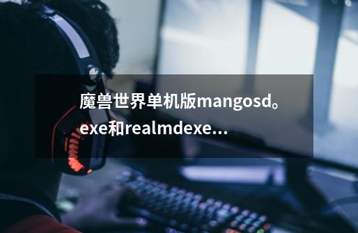 魔兽世界单机版mangosd。exe和realmd.exe打开闪下就没-第1张-游戏信息-龙启网