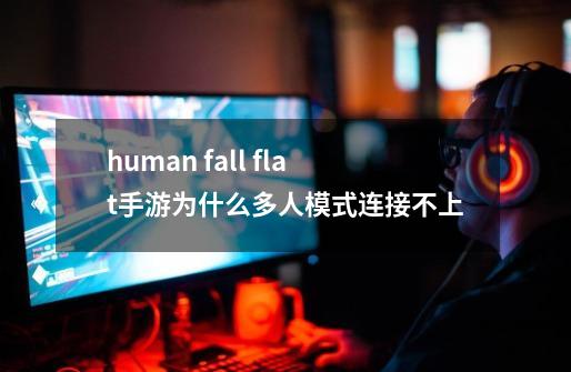 human fall flat手游为什么多人模式连接不上-第1张-游戏信息-龙启网