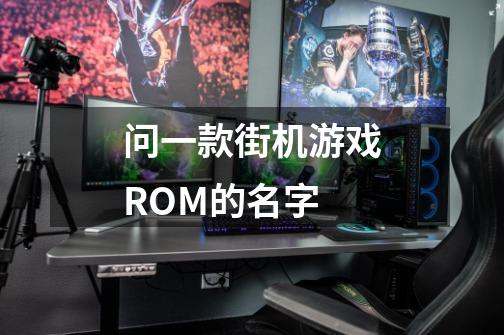 问一款街机游戏ROM的名字-第1张-游戏信息-龙启网