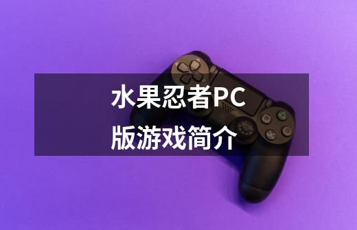 水果忍者PC版游戏简介-第1张-游戏信息-龙启网