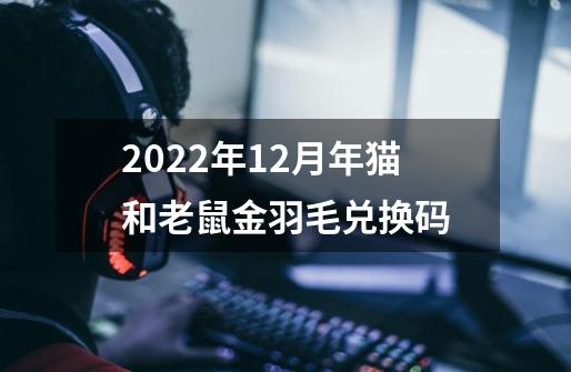 2022年12月年猫和老鼠金羽毛兑换码-第1张-游戏信息-龙启网