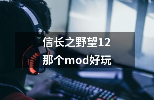 信长之野望12那个mod好玩-第1张-游戏信息-龙启网