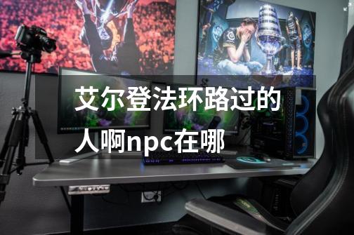 艾尔登法环路过的人啊npc在哪-第1张-游戏信息-龙启网