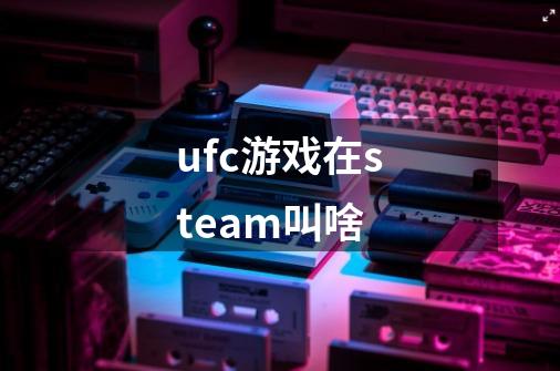 ufc游戏在steam叫啥-第1张-游戏信息-龙启网